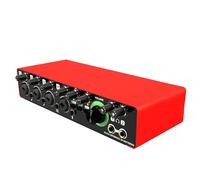 Wrtysully -MD44 Professional Microphone Sound Card 24Bit 192KHz 4 Way Audio Interface for Podcast Recording Music Instrument Easy to Use -B