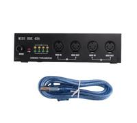 Wrtysully MIDI Box Musical Instruments USB MIDI Interface Merge Thru Box 64 MIDI Channels