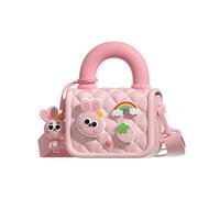 Wrtysully Multifunctional Children'S Camera Bag Portable Cute Handheld Coin Purse Camera Replacement Parts Accessories Pink
