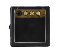 Wrtysully Portable Mini Guitar Bass Amplifier Guitarra AMP 5W Speaker Clip-On Guitar Parts Accessories for Acoustic Electric Guitar PG-3