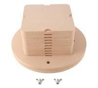 Wrtysully Pottery Wheel Bat System, Upgraded 12 Inch Round Outer Bat Tool Set with 6-Pack 7 Inch Square Inner Bats for Potters