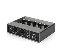 Wrtysully Professional Audio Mixer USB Audio Interface Sound Card DJ Equipment Recording Studio Electric Guitar Converter