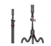 Wrtysully Selfie Stick Phone Tripod Stand, Extendable Flexible Octopus Tripod for Smartphone and Camera with Wireless Remote Easy Install Easy to Use