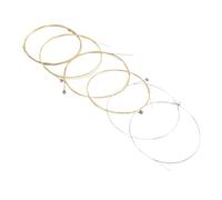 Wrtysully Set 6 Metal Strings for Acoustic Guitar 1 Meter 1M New