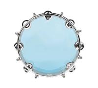 Wrtysully Tambourines for Adults 10 Inch Self-Adjustable Hand Shaking Bell Drum Double Row Hand Percussion Drum for Kids Adults Easy Install Easy to Use