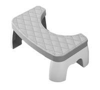 Wrtysully Toilet Squat Stool Home Adult Bathroom Accessories Removable Non-Slip Toilet Seat Stool Grey