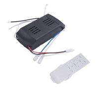 Wrtysully Universal Ceiling Fan Remote Control Kit 50W 6-Speed Timing Function for DC Ceiling Fan Light