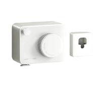 Wrtysully Wall-Mounted Retractable Clothesline Laundry Hanger Clothes Drying Rack Stretchable Clothes Line Easy Install Easy to Use,White