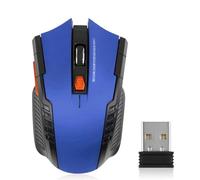 Wrtysully Wireless Mouse 2.4GHz Optical Mice with USB Receiver Gamer 1600DPI Mouse for Computer Laptop Replacement Blue