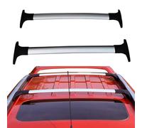 WRUHUA Car Roof Rack Rail Cross Bars For Ford Ecosport 2013 2015 2018 2019 2020 2021 2022 2023, Aluminum Crossbar, Black Special design for specific models,Silver