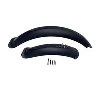 WRUIOY Fat Tire Bike Fender Set, Full Coverage Front and Rear in Black Plastic