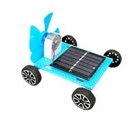 WRWIZDR Beginner Solar Wind Car Set for Early Learners, B | Hands-on Assembly Model with Propeller, Science Activities