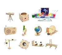 WRWIZDR Family Science Play Set, Explore Chemistry | Wooden Activity for Home Learning, Guided Assembly, Imaginative Lessons Projects