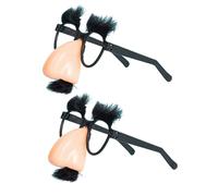 WRWIZDR Halloween Costume Glasses with Funny Nose for Halloween Party | Add Fun to Your Halloween Celebrations with Big Nose Eyebrows Design for Halloween Party Decoration