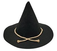 WRWIZDR Halloween Witch Hat, Comfortable Headpieces for Teen | Teen Witch Hat Plain Color Fashion Cool Adult Teenager Halloween Carnivals Cosplay Hat