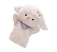 WRWIZDR Hand Puppet Toy for Kids Interactive Cartoon Animal, Lamb | Plush Animal Figure Doll Encourages Toddler Creativity Imagination for Preschool Interactive Play Story Telling
