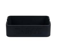WRWIZDR Molded Card Deck Holder, Black | Open Top Organizer with Lowered Front Access for Tarot Readers, Game Players and Collectors