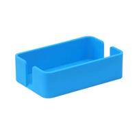 WRWIZDR Molded Card Deck Holder, Blue | Open Top Organizer with Lowered Front Access for Tarot Readers, Game Players and Collectors