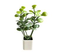 WRWIZDR Planter Plant Accent, D | 1: 12 Scale Doll House Scene Faux Greenery Decor Piece for Balcony Shelf Styling, Collector Use