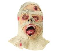 WRWIZDR Scary Face Cover, Latex Face Cover for Fancy | Latex Face Cover for Fancy Dress, Full Head, Halloween Horror, Scary Monsters, Masquerade, Party Horror