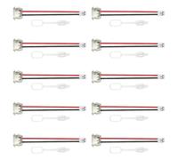 WRWIZDR USB C Female Double-Wire Power Cables, Transparent TERMINAL | for 12 V Project Wiring 10cm / 3.94in