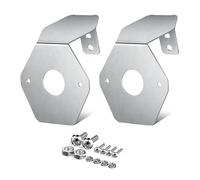 WRWIZDR Watermelon Vehicle Turn Lamp Mount Pair Stainless Steel 304 | Angled Bracket Matte Brushed Finish Large Center Opening Flexible Position Setup Repair Part