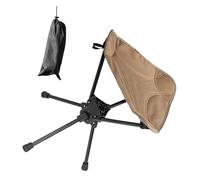 WRWIZDR Weight Luxury Outdoor Folding Camping Chair Stool, Khaki | Heavy Duty Outdoor Lawns Chair for Camping Hiking Picnics Beach, Adjustable Garden Seats, High Back Folding Camp