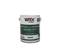 WRX Trade Ceiling Paint Brilliant White - Extra Matt Water Based - No Lines or Streaks (5L)