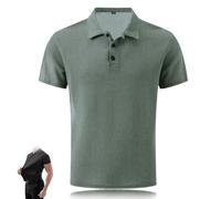 Wryhaul Wearbreeze Shirts for Men, Wearbreeze Polo, Quick Dry Stretch Non-Iron Anti-Wrinkle Shirt Short Sleeve