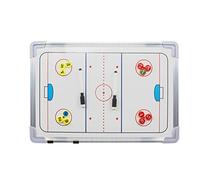 Wrzbest Double-Sided Ice Hockey Coaching Whiteboard - Full & Half Rink Tactics Board with Player Markers