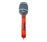 WS Accessories Inflatable Microphone 35cm [Red, Pack of 1]