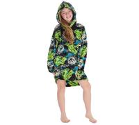 WS-AW25 Infant Kids Jurassic World Oversized Blanket Hoodie Baggy Plush Fleece Lounge Top One Size 7-13 Years