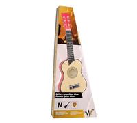 WS - Classical Guitar - Musical Instrument - 620609 - Wood - Natural - 63 cm - Pick - Strap - Stikers - Steel Strings - Nylon Strings - Beginner - Intermediate - Musical Discovery