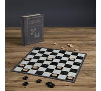 WS Game Company Checkers & Backgammon Vintage Bookshelf Edition Board Game