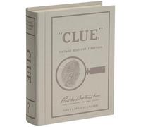 WS Game Company Clue Linen Book Vintage Edition Board Game