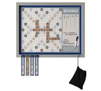 WS Game Company Scrabble Deluxe 2-in-1 Wall Edition with Dry Erase Message Board