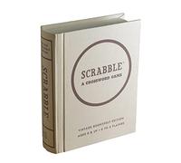 WS Game Company Scrabble Linen Vintage Bookshelf Edition - Wooden Tiles, Vintage 1948 Game Board, Ages 8+ - For 2 to 4 Players