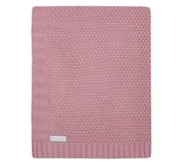 WS-SS24 Baby Girls Knitted Blanket Soft Lightweight Newborn Pram Cot Blanket Pink Size 75x90cm
