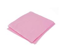 WS UK Microfibre Cleaning Cloth 10x10cm [Light Pink, Pack of 1]