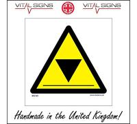 WS181 Low Headroom SIGN beam roof ceiling head bang caution height restriction 100mm x 100mm 3mm Standard Foamex Foamboard