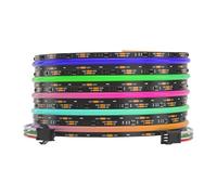 WS2811 Addressable RGB COB LED Strip 5m 12V, 3600 LEDs, 12mm Black PCB