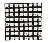 WS2812 LED Development Board, 8x8 RGB LED Panel with 5050 RGB LEDs, Full Color Driver for Projects, Low Voltage 5V DC Power Supply, Ideal for DIY Electronics and Dis