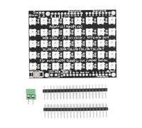 WS2812B 5050 RGB LED Integrated Driver Module, 40 - Bit Colour Light Development Board, 5V PCB Board with Built - in WS2812 Chip, for LED Screen Wall Sign Projects
