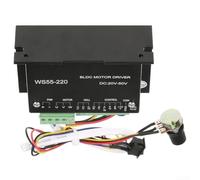 WS55-220 3-Phase for BLDC Motor Driver, 20-50V DC Input, 12A Continuous Output, Industrial-Grade Controller with External Control