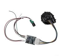 Ws7040 Dc Brushless Centrifugal Blower With Driver For Air Purification And Hydroponics 12v Or 24v High Pressure Fan Black(WS7040-24V and Drive)