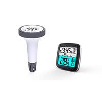 WS9059 Temperature Station with Pool Thermometer, Weather Station with Pool Thermometer, Room Climate Station with Pool Thermometer, Digital Wireless Pool Thermometer, Humidity, Water Temperature