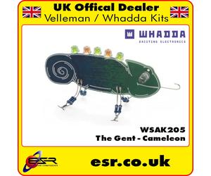 WSAK205 The Gent - Cameleon Whadda DIY Electronic Soldering Project Kit