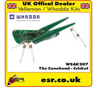 WSAK207 The Conehead - Cricket Whadda DIY Electronic Soldering Project Kit