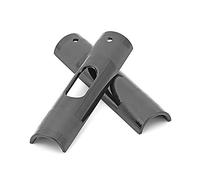 WSays 1 inch to 1-1/4 inch (1.25") Gloss Black Bar Handlebar Riser/Clamp Adapter for harley