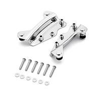 Wsays 4 Point Docking Hardware Kit for Sissy Bar Luggage Rack Chrome Compatible with Harley Davidson Touring Street Glide Road Glide Electra Glide Road King 2009-2013